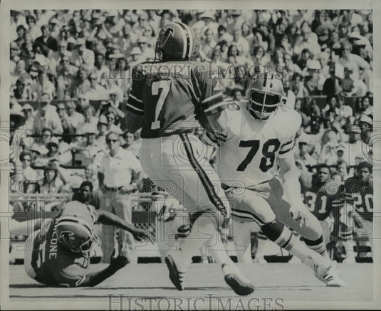 1974 Press Photo New Orleans Saints-Billy Newsome