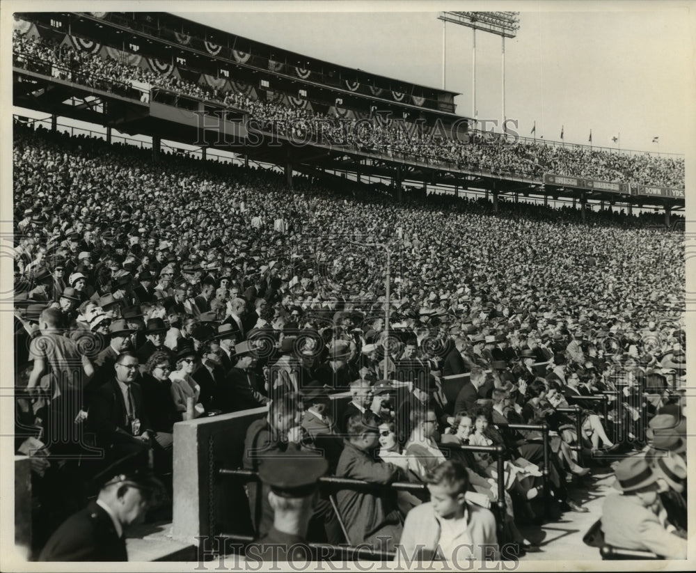 1961 Press Photo Sugar Bowl- Part of huge crowds at Sugar Bowl. - nos01378- Historic Images