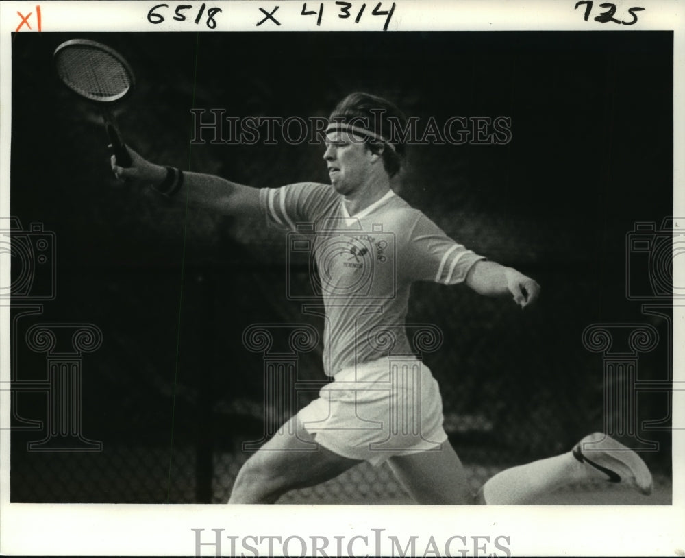 1982 Press Photo David Ayme, Comets Tennis Team - nos01575- Historic Images