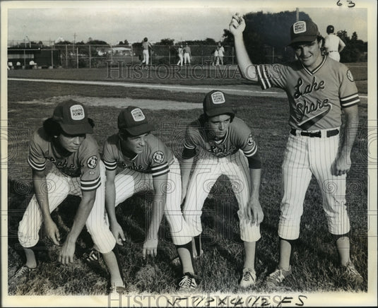 1978 Press Photo Babe Ruth World Series - Coach Billy Babin, NORD, and Players- Historic Images