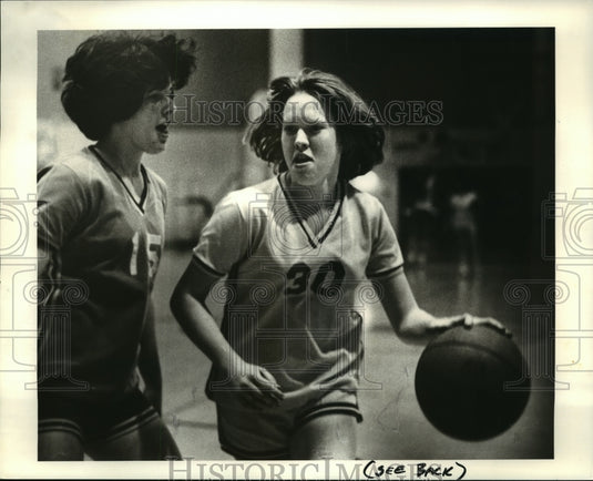 1980 Press Photo University of New Orleans- Michelle Anderson, Basketball Player- Historic Images