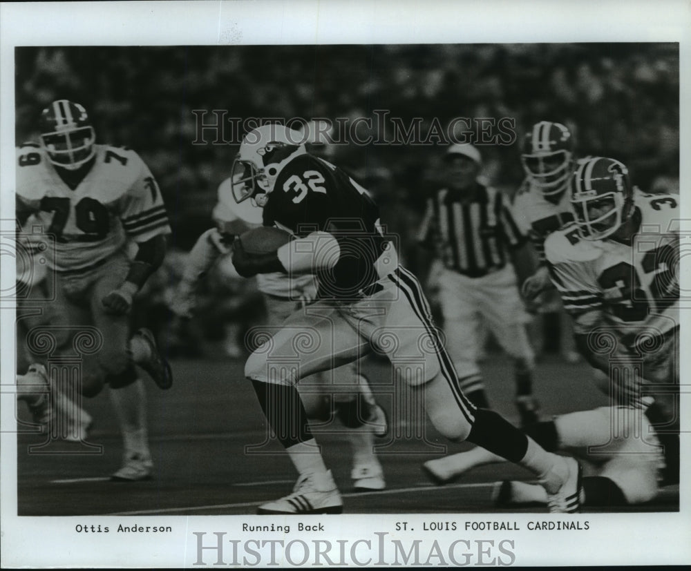 1982 Press Photo St. Louis Football Cardinals&#39; Ottis Anderson, running back.- Historic Images