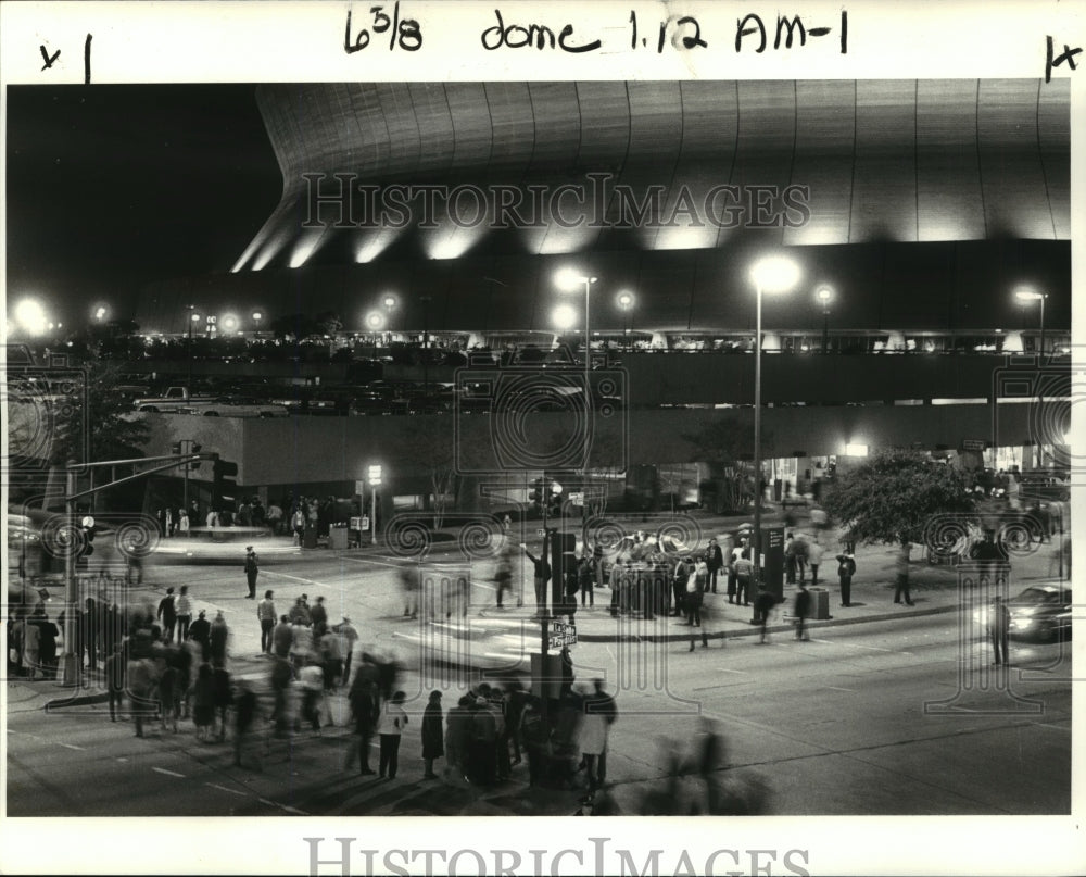 1984 Press Photo Football - Fans at Louisiana Superdome for Sugar Bowl Classic- Historic Images