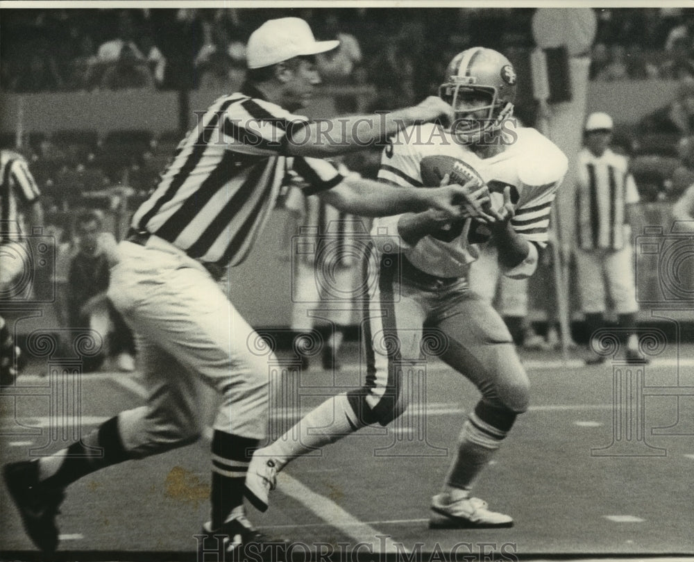 1980 Press Photo Football - Dan Abramowicz during the game - nos01955- Historic Images