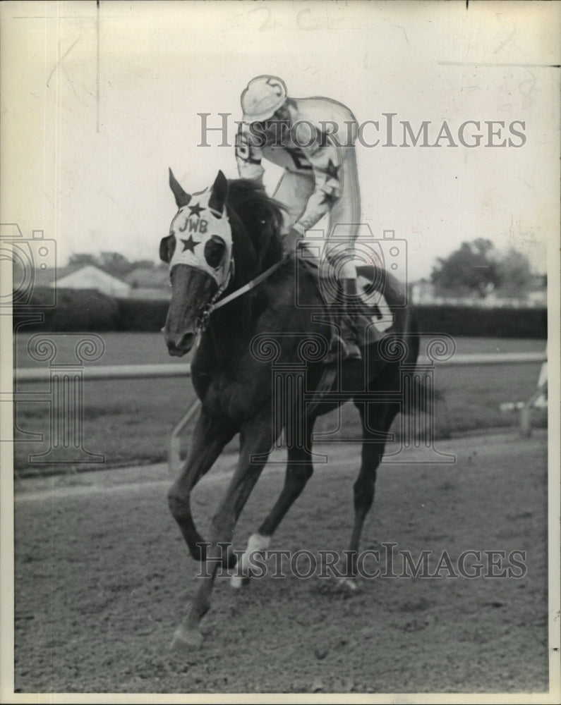 1973 Press Photo List Ridden by Jockey James Nichols - nos02124- Historic Images