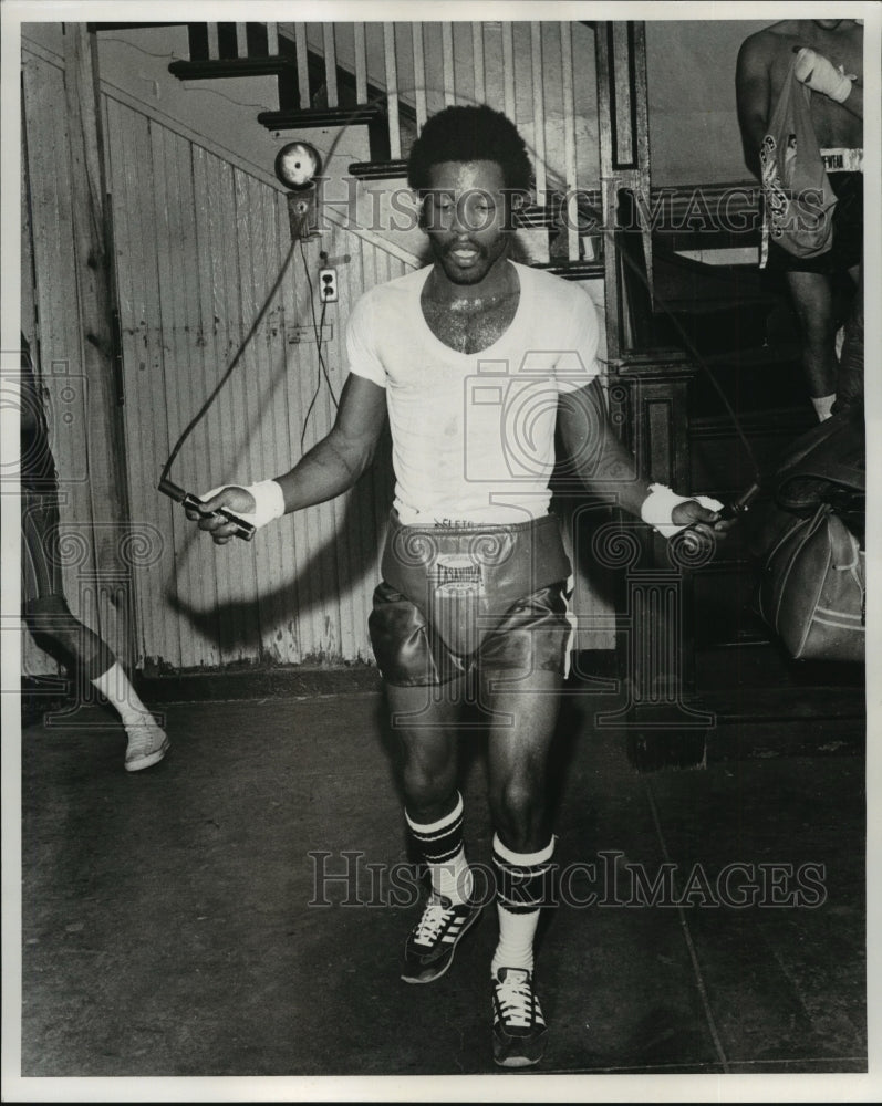 1978 Press Photo Boxer Warren Matthews Training - nos02254- Historic Images