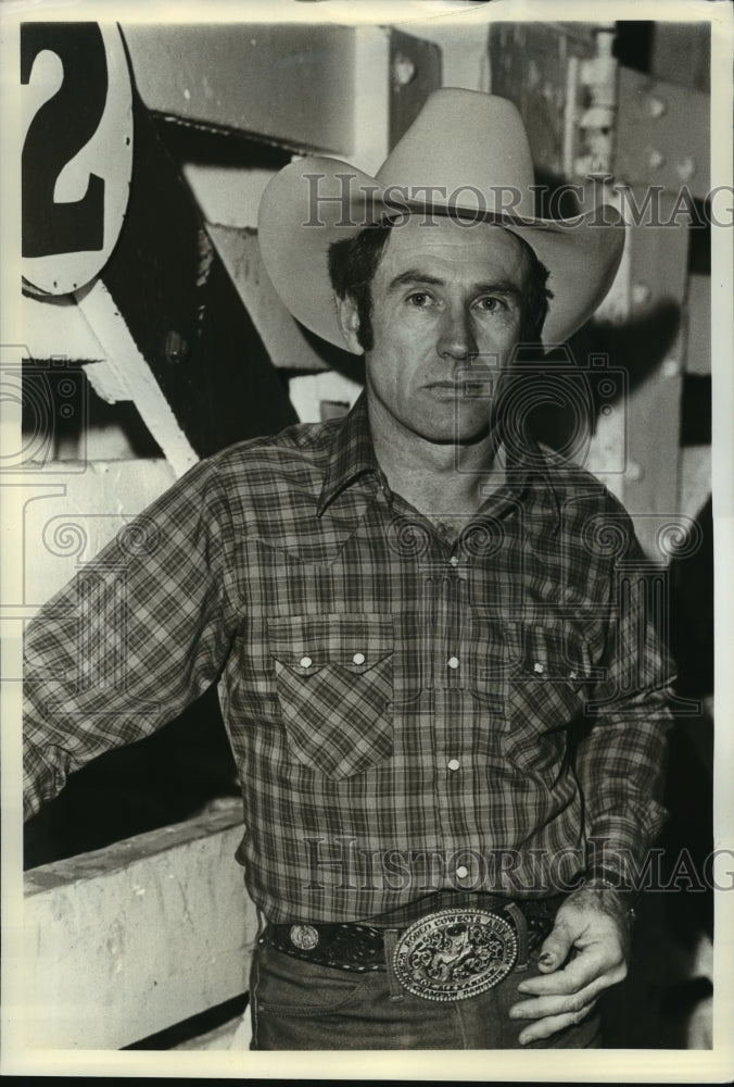 1982 Press Photo Rodeo Cowboy Joe Alexander- Historic Images