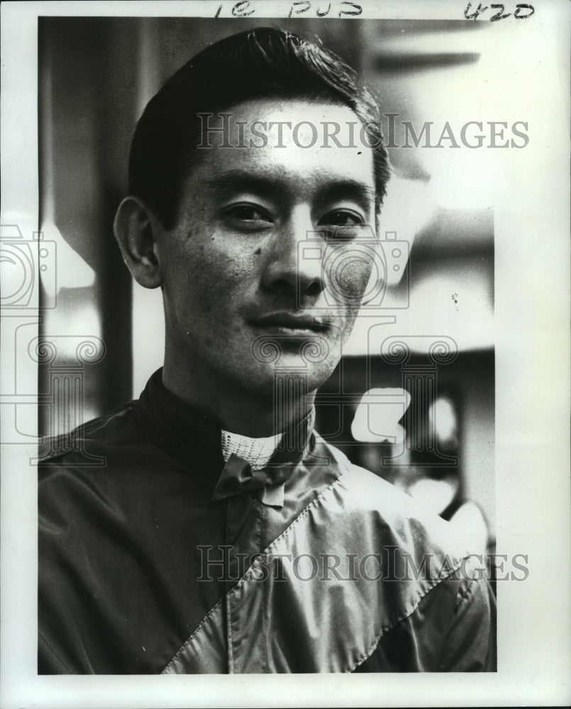 1968 Press Photo Jockey Braulio Baeza - nos02414- Historic Images