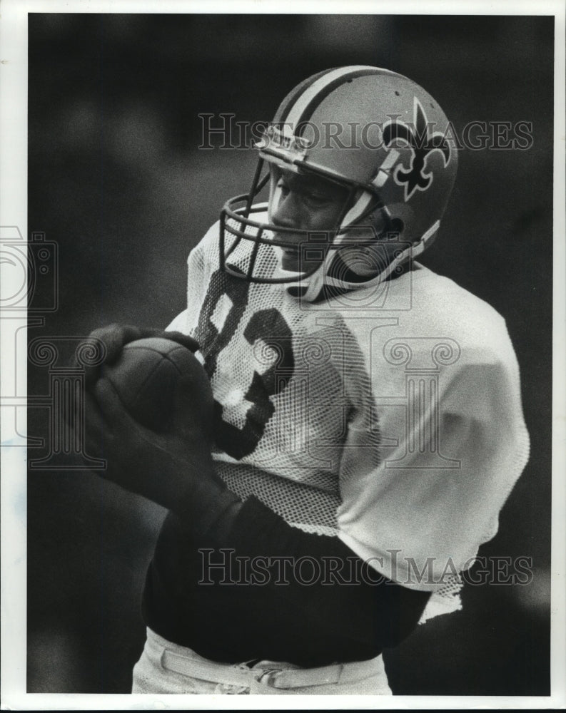 1986 Press Photo New Orleans Saints Football Player Number 83 - nos02477- Historic Images