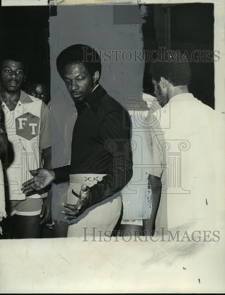 1975 Press Photo Hal Adams, Fortier Basketball Player - nos02481- Historic Images