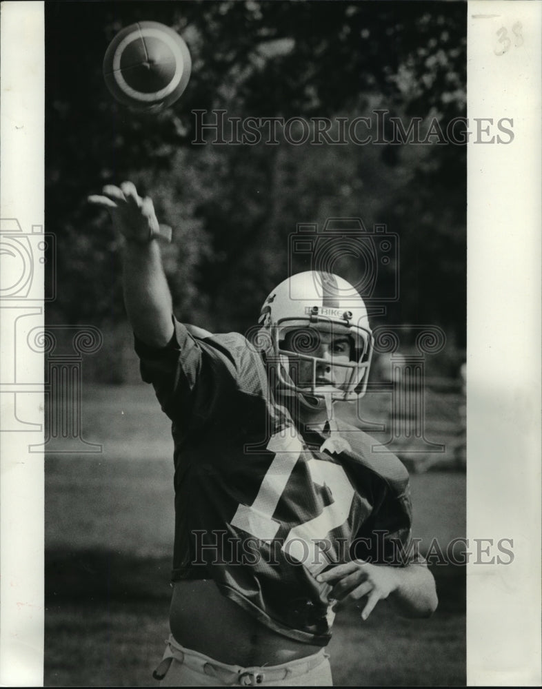 1979 Press Photo Glenn Aguilar, Eagles Football Player - nos02483- Historic Images