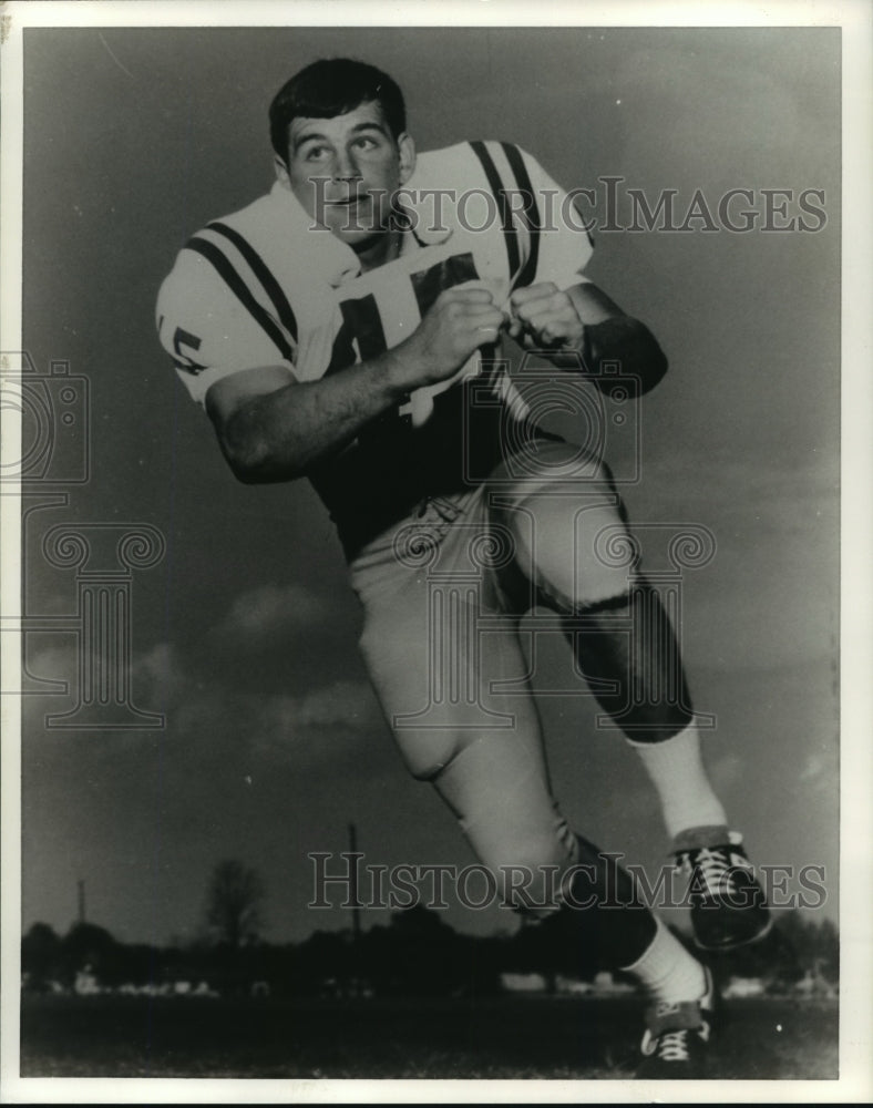 1971 Press Photo Mike Anderson, Football Linebacker - nos02633- Historic Images