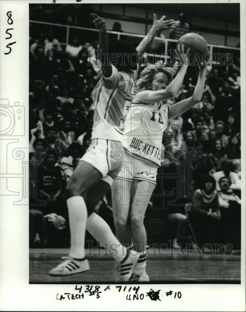 1981 Press Photo Michelle Anderson, University of New Orleans Basketball Player- Historic Images