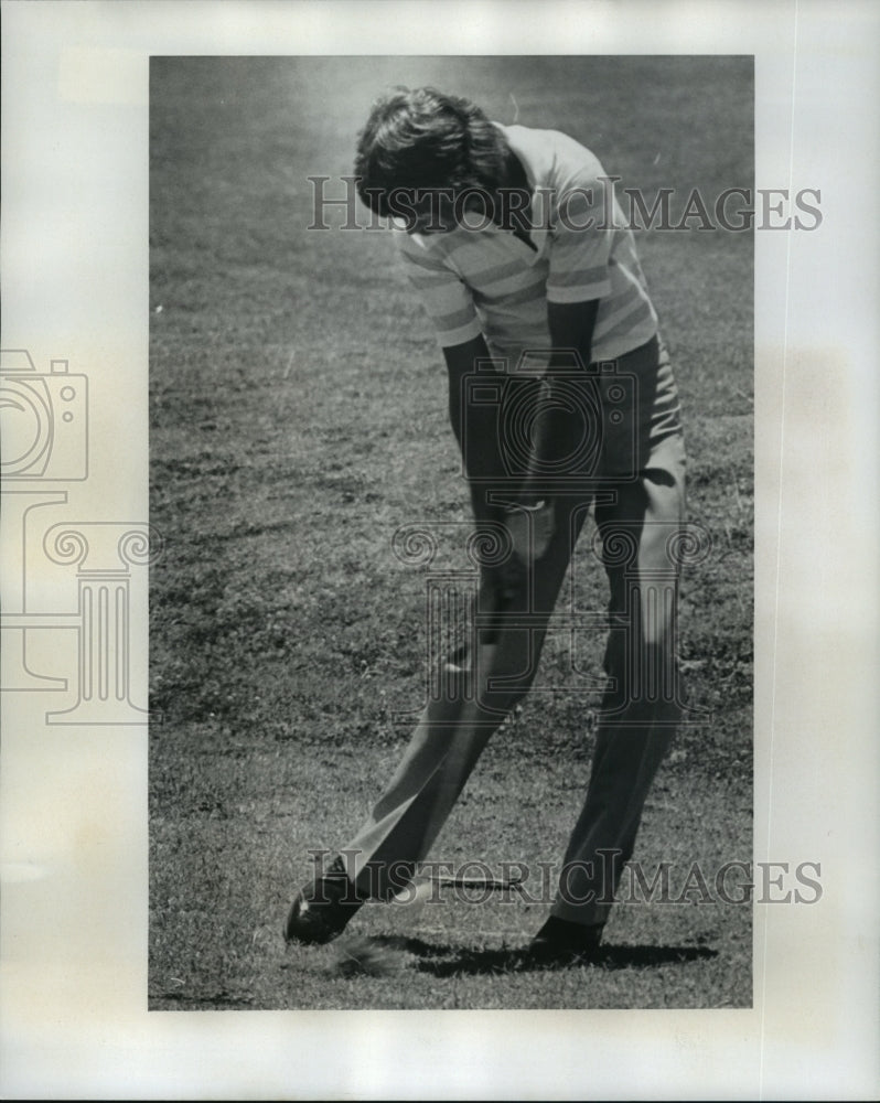 1977 Press Photo Golfer Ronnie Babin - nos02741- Historic Images