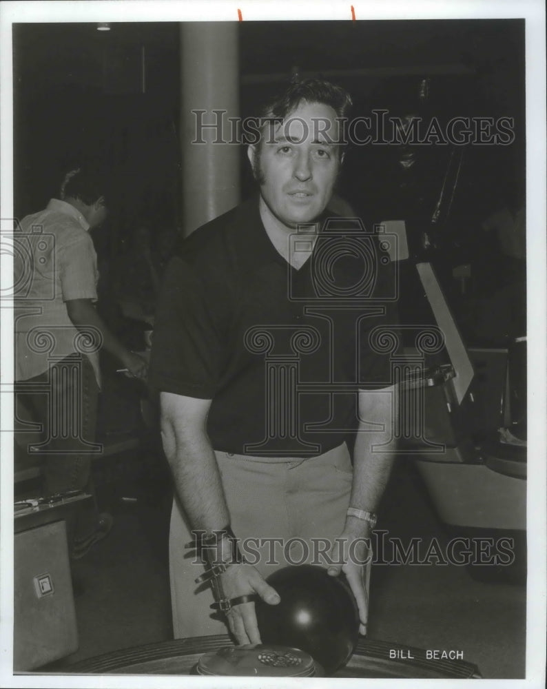 1976 Press Photo Bowling - Bill Beach, Professional Bowler - nos02914- Historic Images