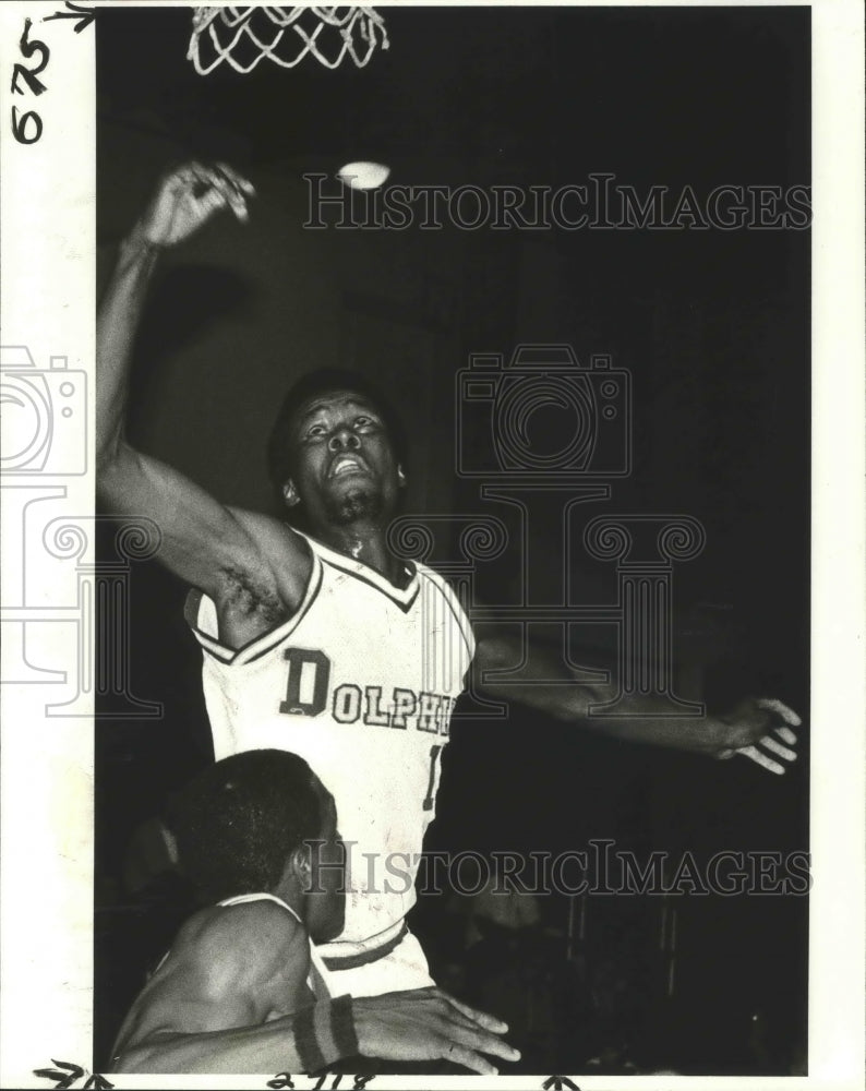 1981 Press Photo Basketball - Dolphins Guard Kevin Branch - nos03054- Historic Images