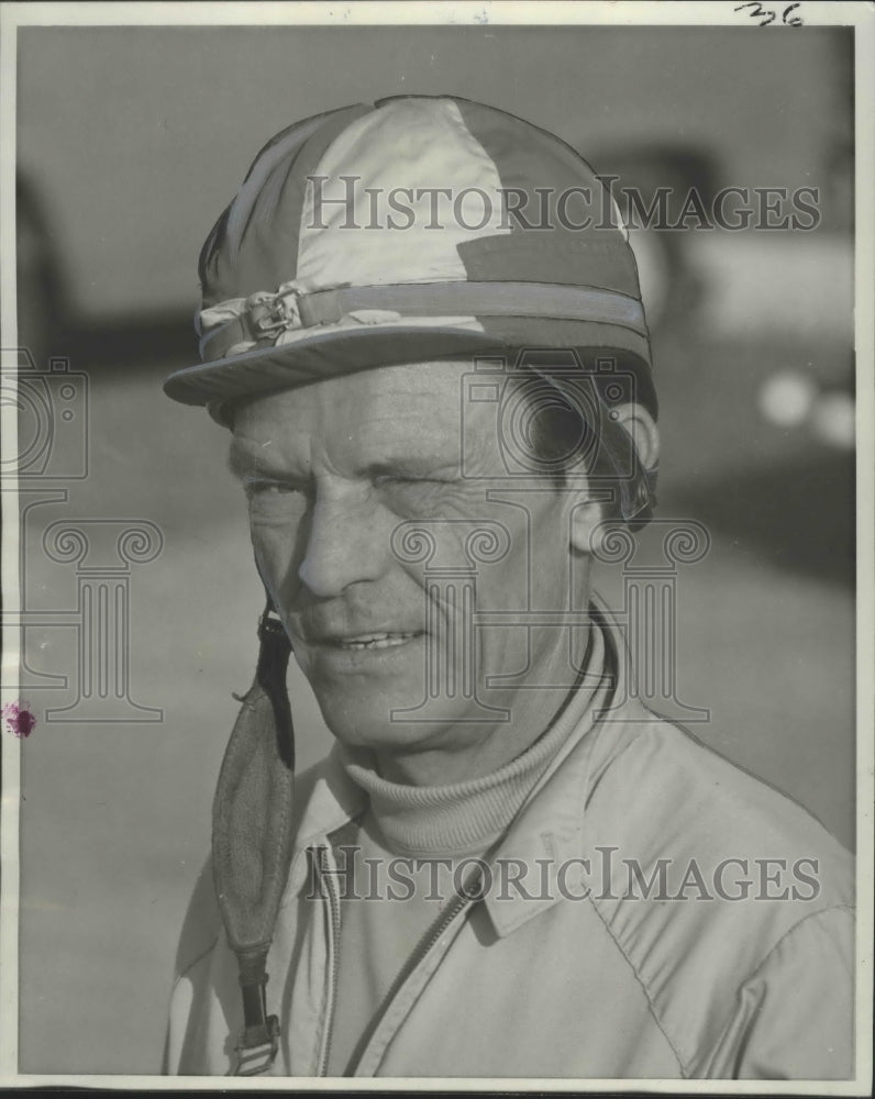 1968 Press Photo Horse Racing - Veteran Jockey Robert L. Baird - nos03257- Historic Images