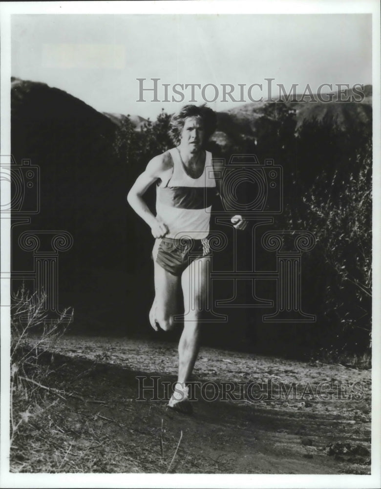 1980 Press Photo Running Dave Babiracki - nos03329- Historic Images