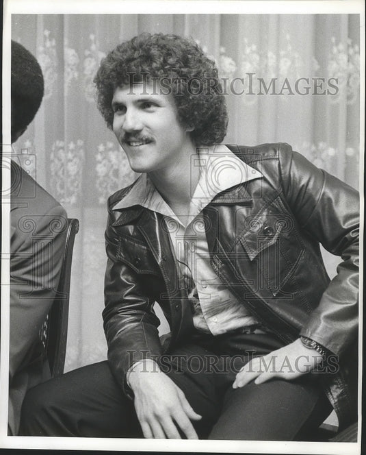 1977 Press Photo Rob Andrews, Houston Astro's Baseball Second Baseman- Historic Images