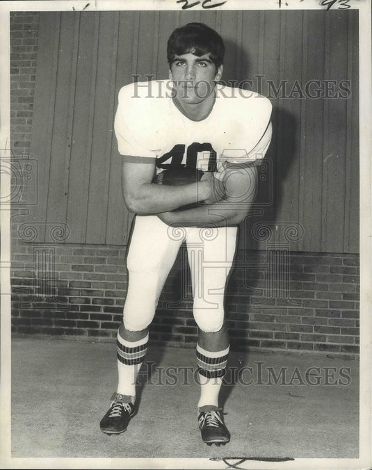 1971 Press Photo Bill Ball, Football Player - nos03489- Historic Images