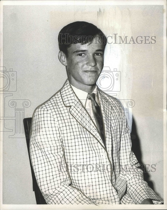 1968 Press Photo Boxer Ken Bazer of New Iberia - nos03614- Historic Images