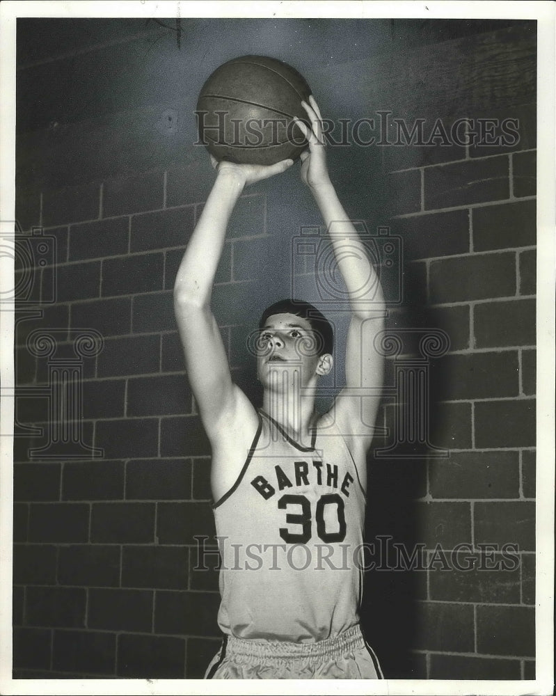 1972 Press Photo Ben Abodie Jr., Barthe Basketball Player - nos03627- Historic Images
