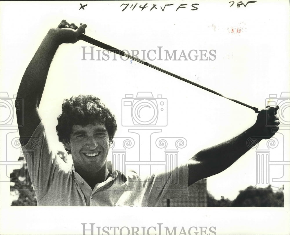 1980 Press Photo Golfer Chip Beck at New Orleans Open at Lakewood - nos03717- Historic Images