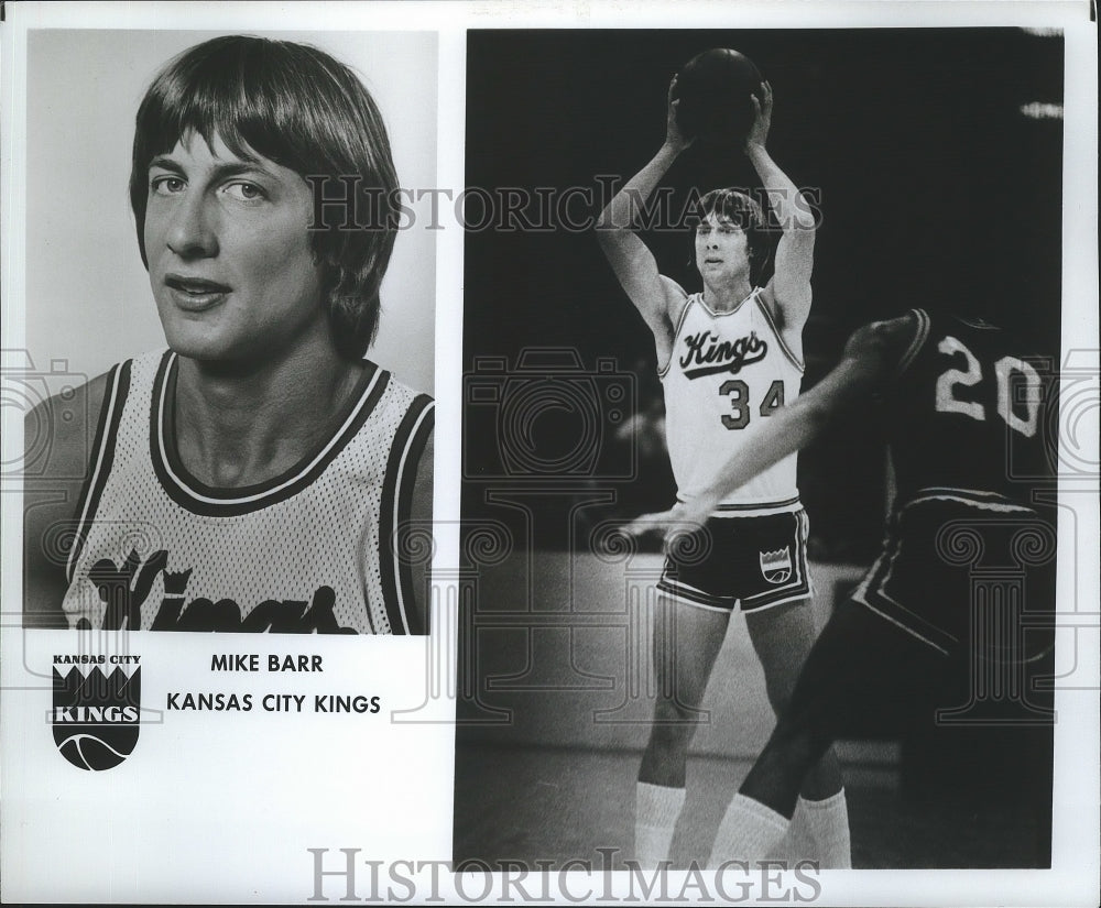 1972 Press Photo Mike Barr, Baseball Player for the Kansas City Kings- Historic Images