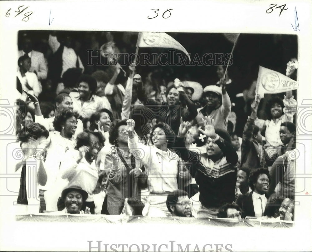 1978 Press Photo Football - Bayou Classic Southern University Fans at Half Time- Historic Images