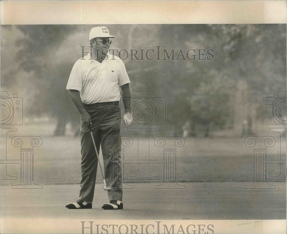 1971 Press Photo Golfer Miller Barber on Course Greens - nos04218- Historic Images