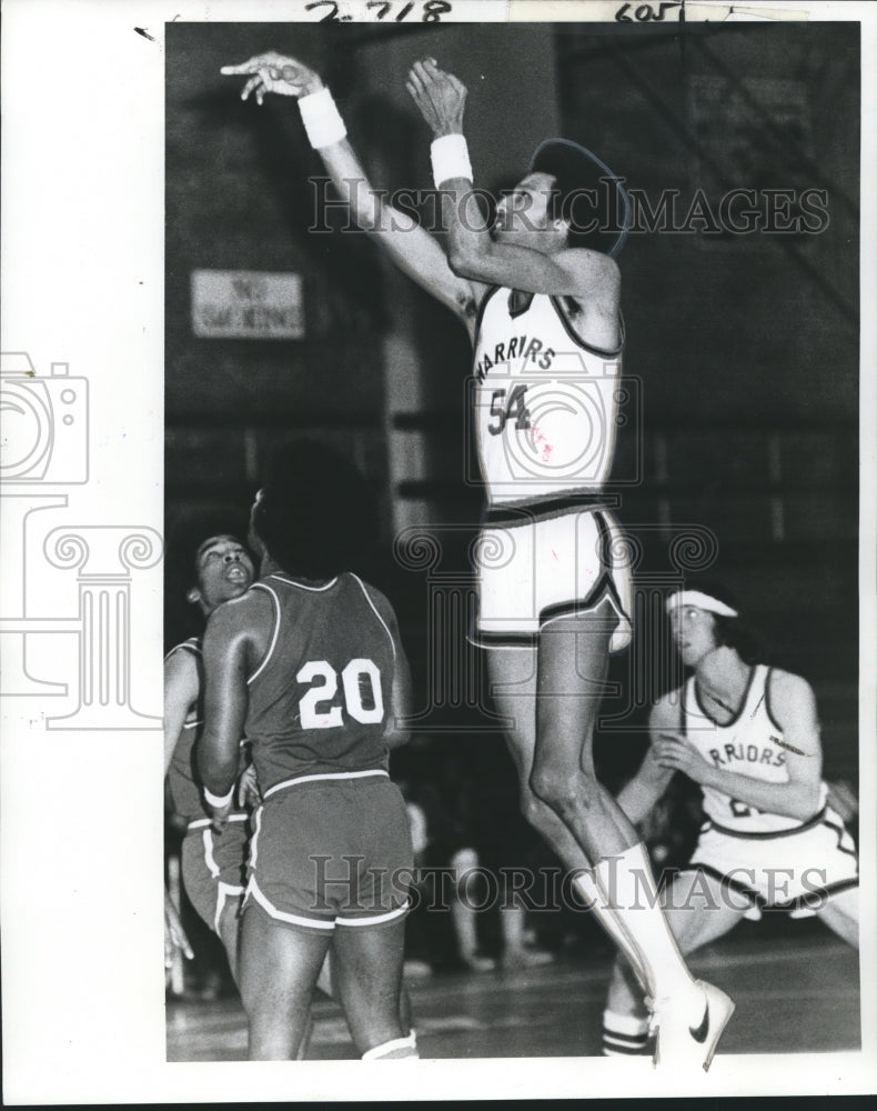 1978 Press Photo Micah Blunt, East Jefferson Warriors Basketball Player- Historic Images