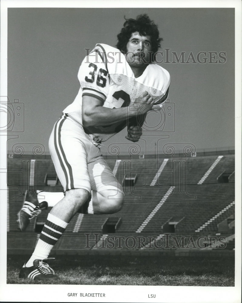 1980 Press Photo Gary Blacketter, Louisiana State University Football Player- Historic Images