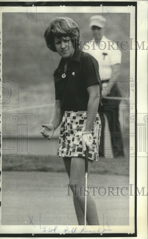 1973 Press Photo Golf - Sue Berning of Ladies Professional Golf Association- Historic Images