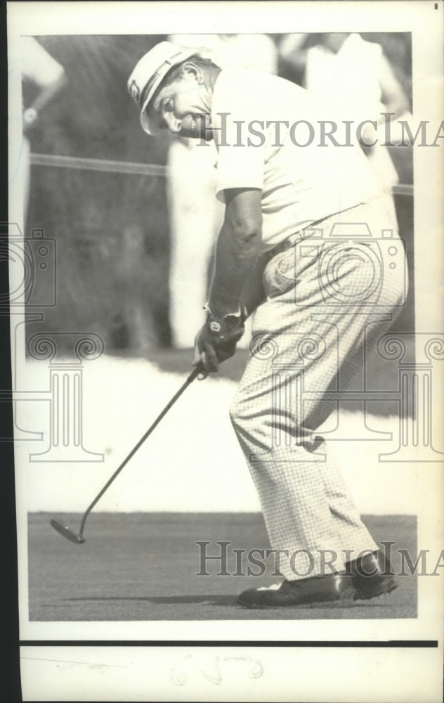 1972 Press Photo Golfer Julius Boros at Doral Easter Open in Miami Florida- Historic Images