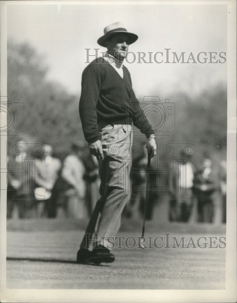 Press Photo Golfer Tommy Bolt on the Course - nos04984- Historic Images