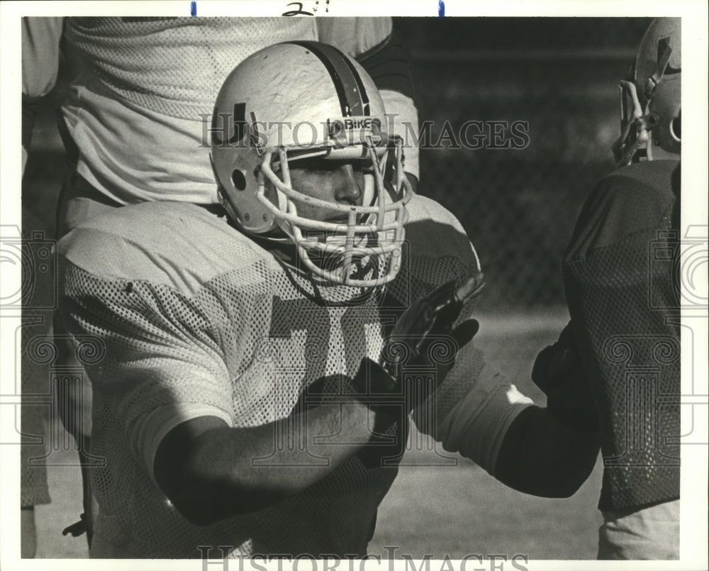 1985 Press Photo Paul Bertucelli, Football Player - nos05220- Historic Images