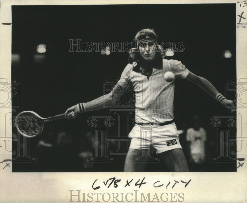 1977 Press Photo Bjorn Borg, Wimbledon Champion Tennis Player- Historic Images