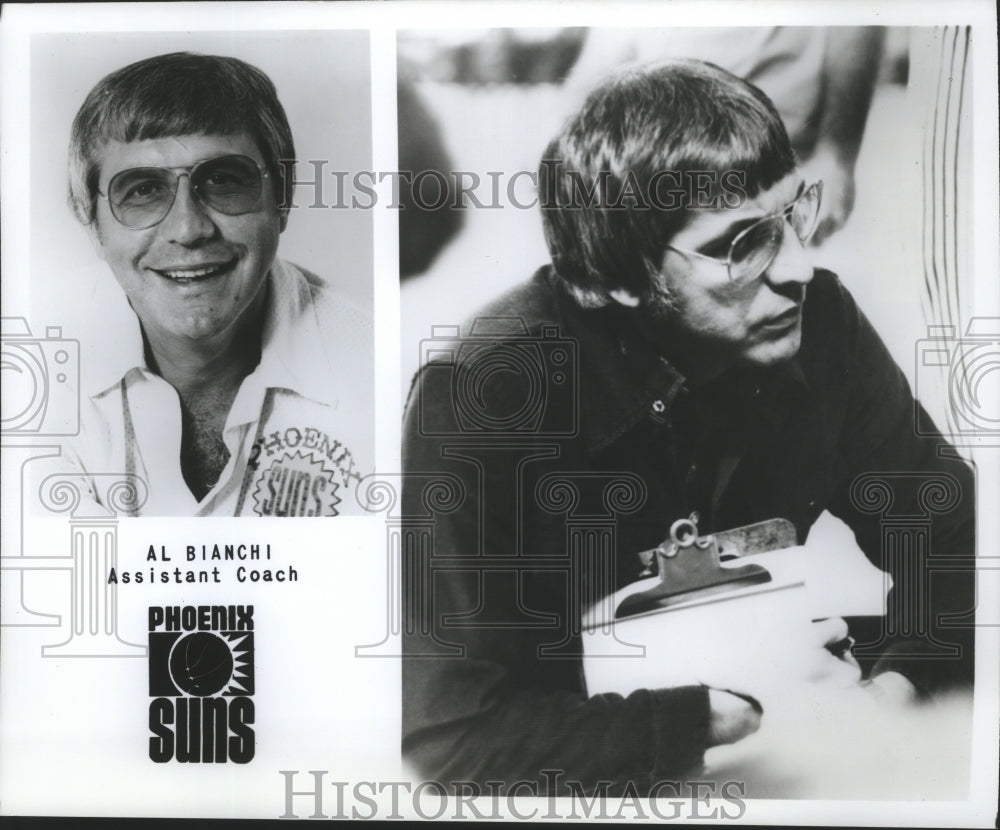 1979 Press Photo Al Bianchi, Phoenix Suns Basketball Assistant Coach - nos05371- Historic Images