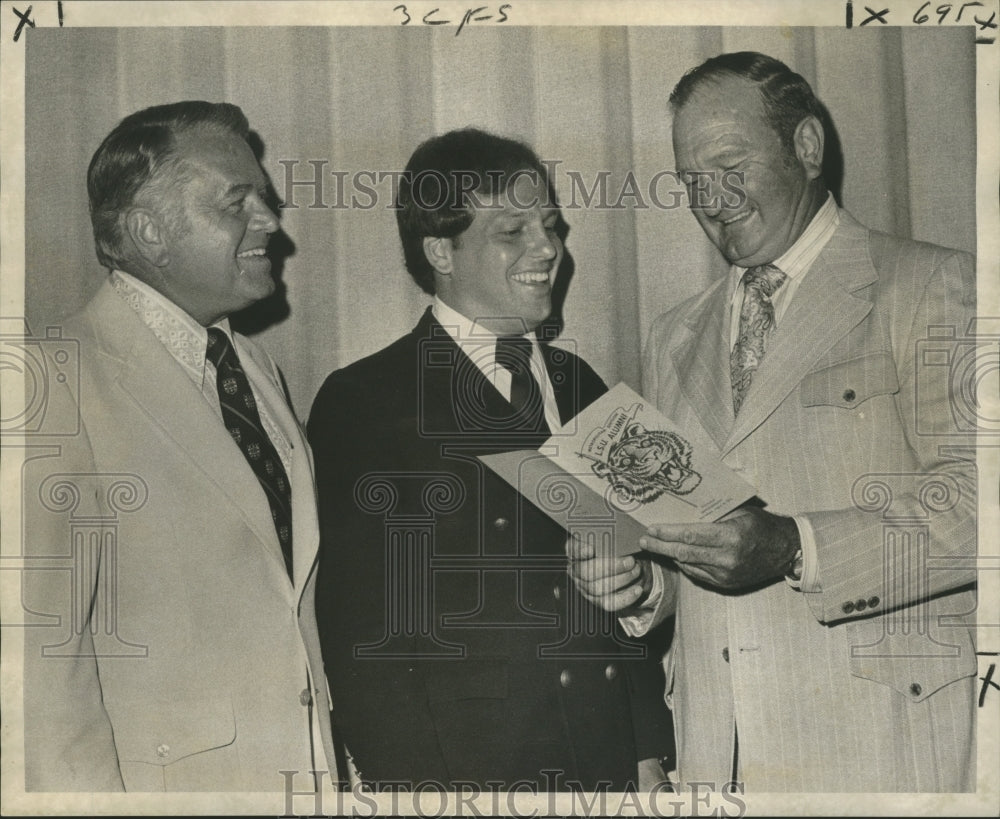 1973 Press Photo R. Carey Bone Louisiana State University Tiger Alumni President- Historic Images