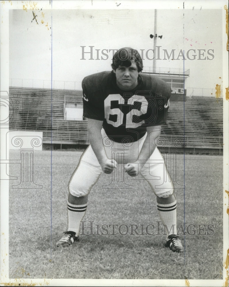 1972 Press Photo Layne Bennett, College Football Player - nos05602- Historic Images