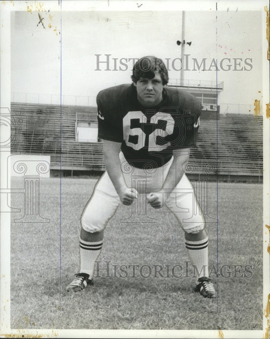 1972 Press Photo Layne Bennett, College Football Player - nos05602- Historic Images