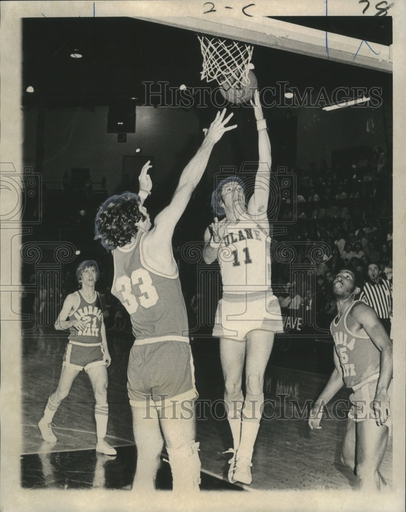 1973 Press Photo Bruce Bolyard, Tulane Basketball Player - nos05642- Historic Images