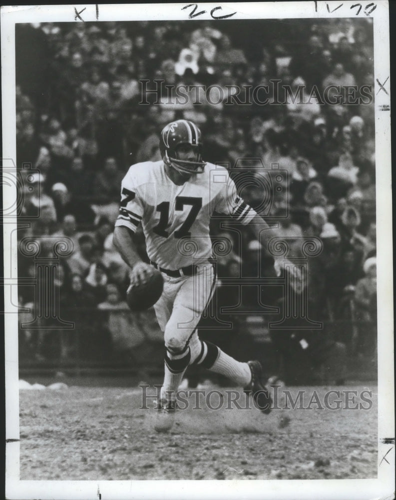 1969 Press Photo Bob Berry, Atlanta Falcons Football Player at Game - nos05691- Historic Images