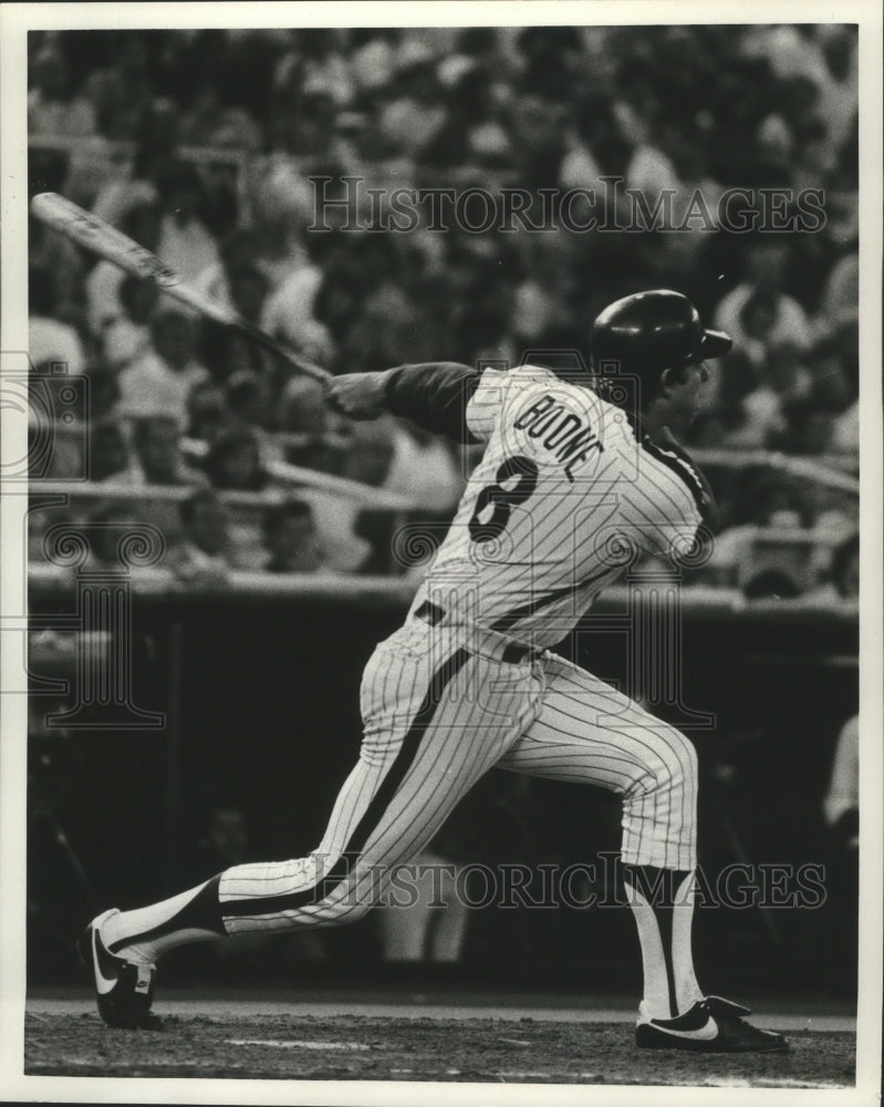 1981 Press Photo Philadelphia Phillies Bob Boone Swings the Bat - nos05754- Historic Images