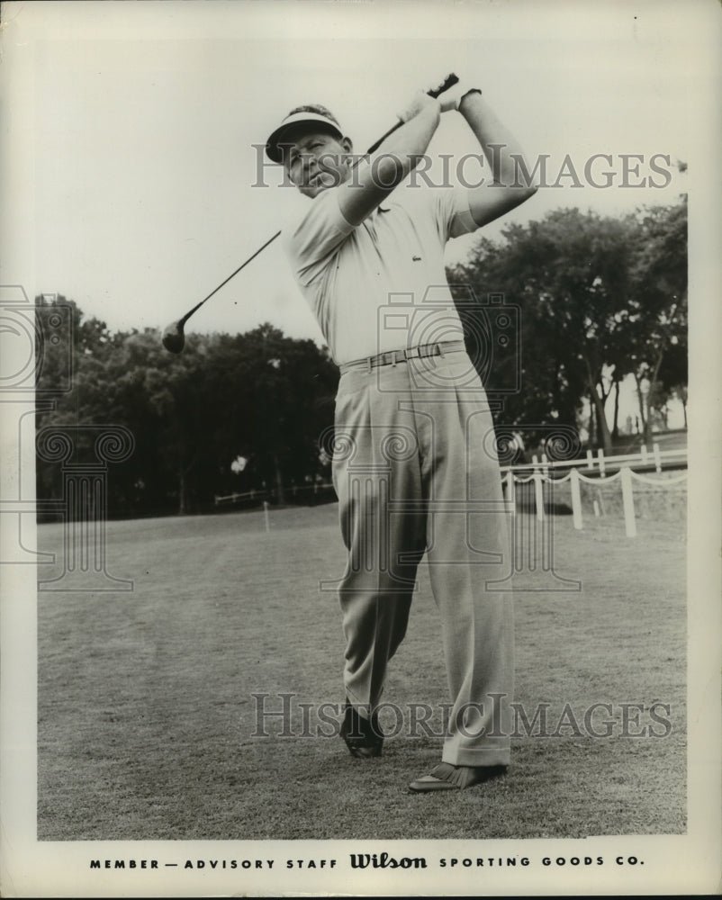 Press Photo Golfer Richard "Pete" Cooper - nos05794- Historic Images