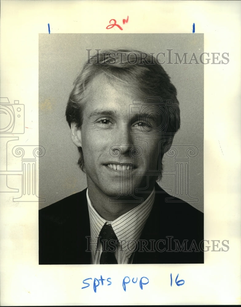 1986 Press Photo Bart Conners, Olympic gymnast - nos05832- Historic Images