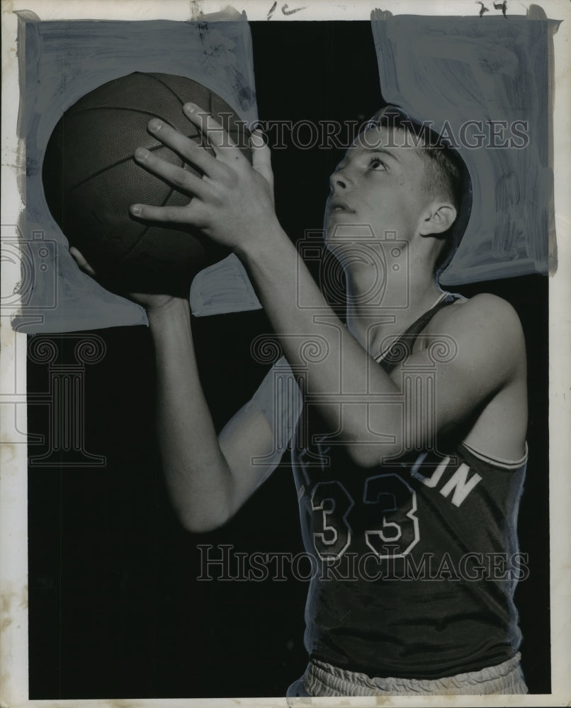  Press Photo Richard Coxe, Basketball Player- Historic Images