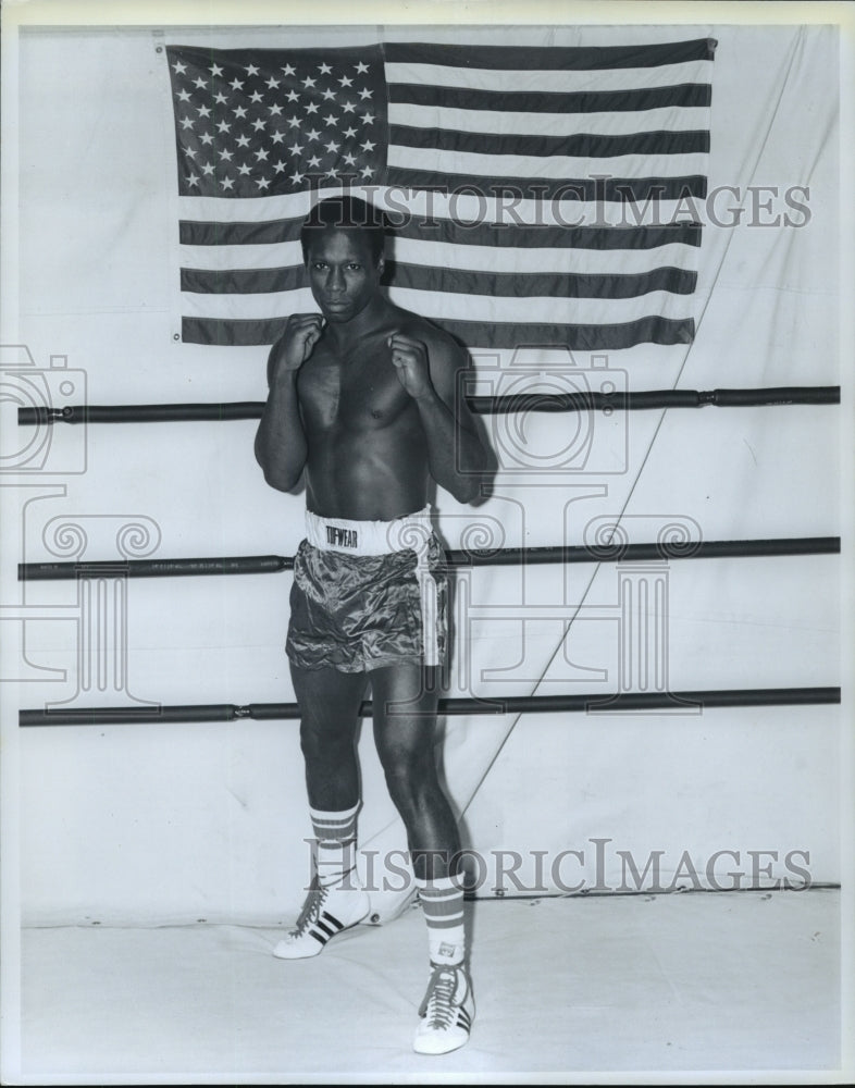 1978 Press Photo Jerry Celestine, New Orleans Light Heavy Boxer - nos05999- Historic Images