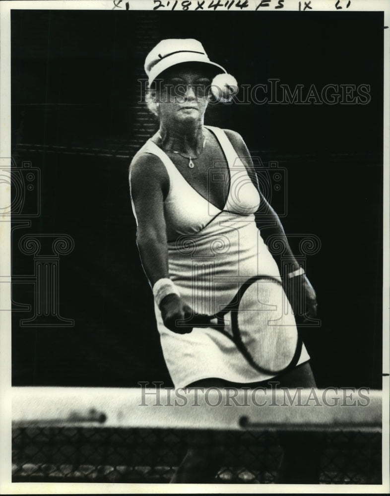 1979 Press Photo Tennis - Jewel Chubbuck in Action - nos06146- Historic Images