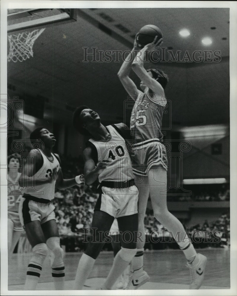 1978 Press Photo Basketball - Rummel&#39;s Dean Carpenter Against Fair Park- Historic Images